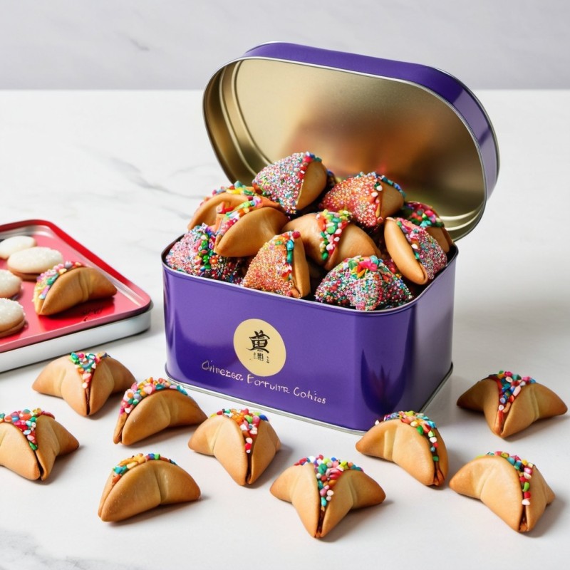 Gift box - Fortune cookies chocolate-glazed